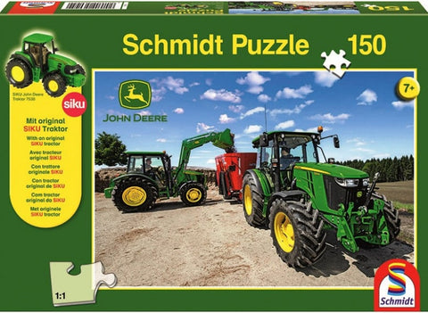 John Deere M-Series Jigsaw. 150 Pieces & Siku Tractor
