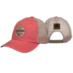 John Deere pink, ivory mesh back cap